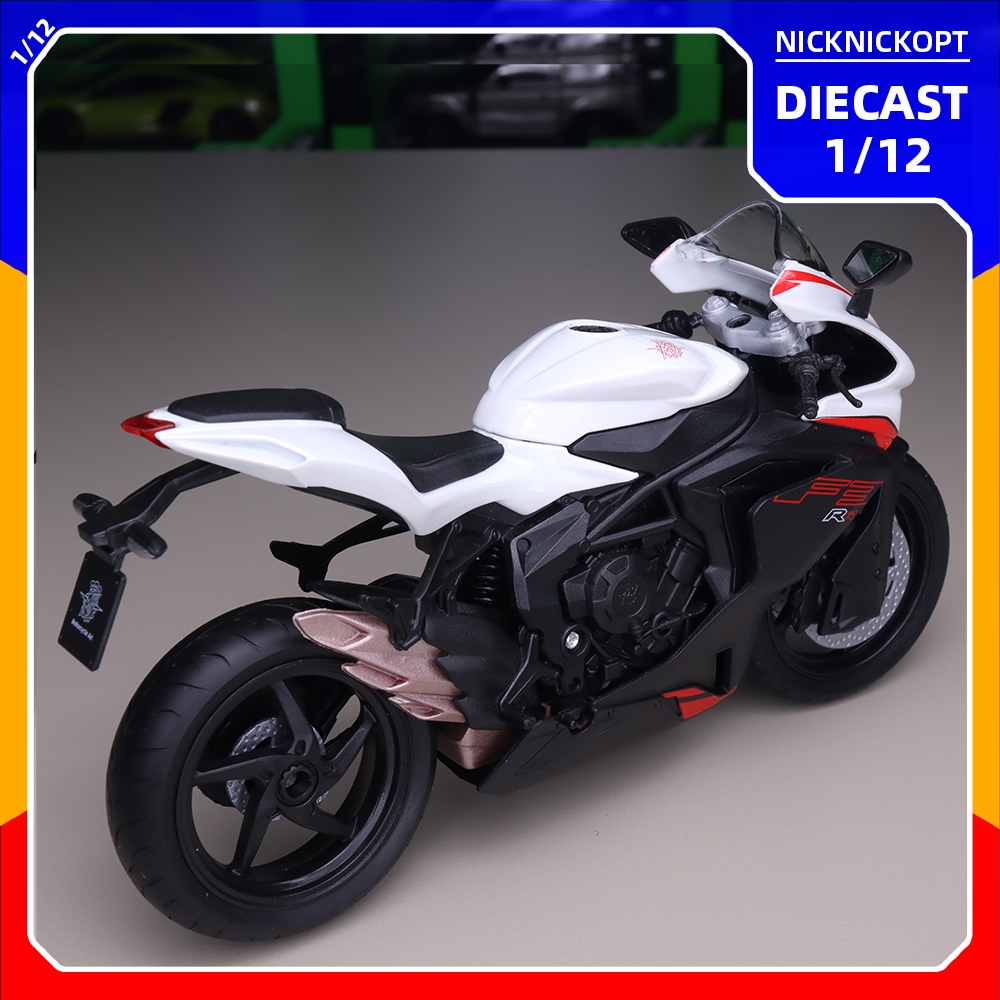 LAGI DISKON Miniatur Motor Welly 1:12 MV AGUSTA F3RR Diecast Skala 1:12 Mainan Koleksi