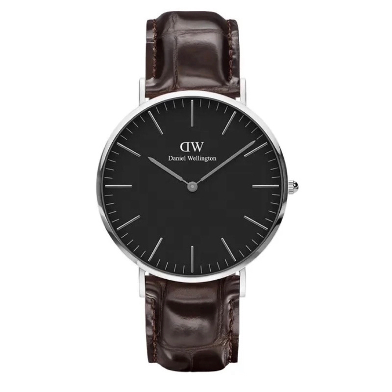 JAM TANGAN | ORIGINAL |  DANIEL WELLINGTON Classic York Silver Black