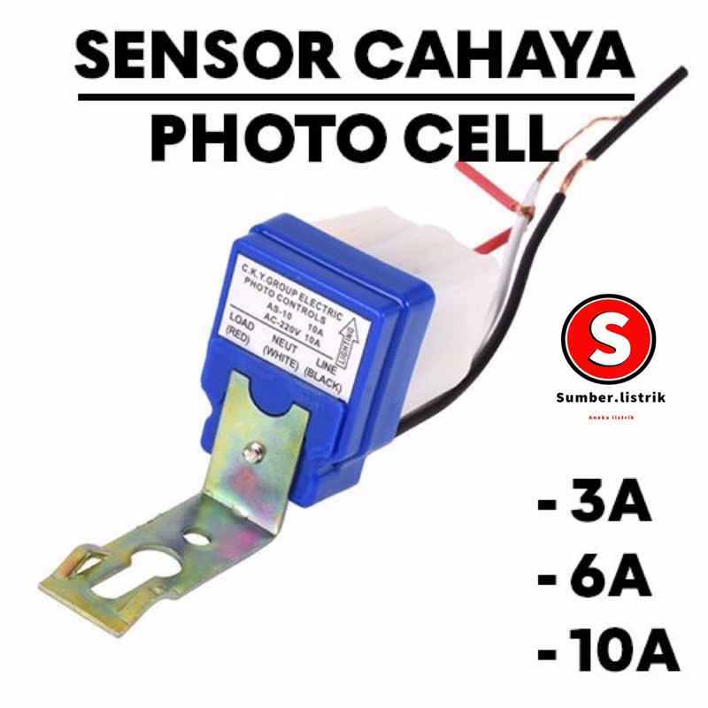 Manequin_Stored Sensor Lampu Otomatis Automatic Day Light Switch Sensor Cahaya Dc 220V Photo Cell