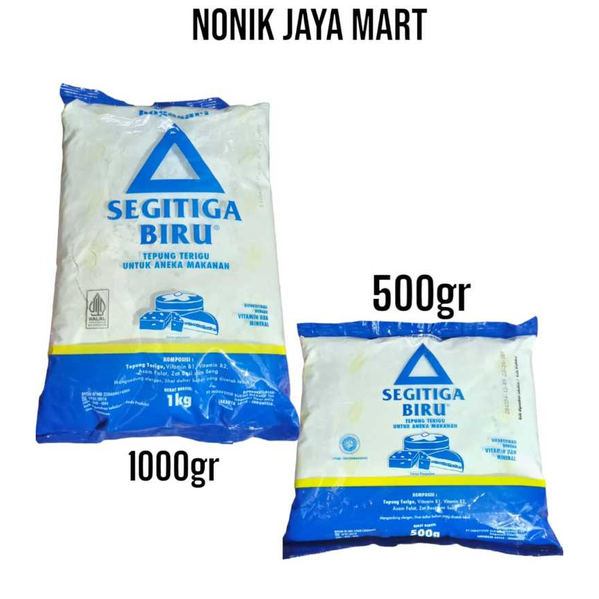 

Tepung Segitiga Biru Kemasan 500 Gr / 1.000 Gr