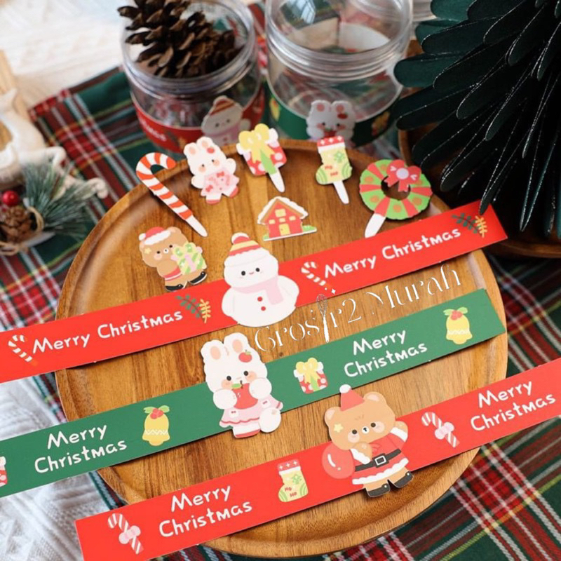 

Stiker Belt Xmas isi 2 Lembar