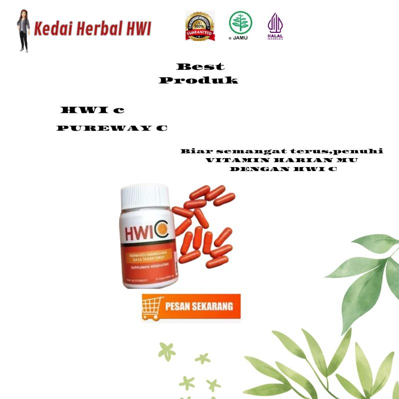 HWI C vitamin C HWI isi 30 kapsul