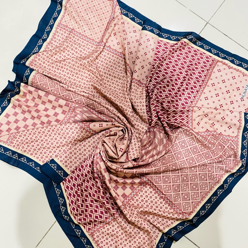 PRELOVED MURAH HIJAB | JILBAB SEGI EMPAT MOTIF | NUNAYA