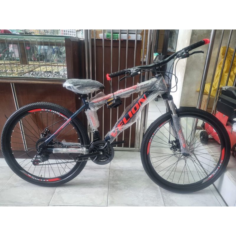 SEPEDA 26 VELLION GARPU SOK REM CAKRAM OPERAN 7 SPEED