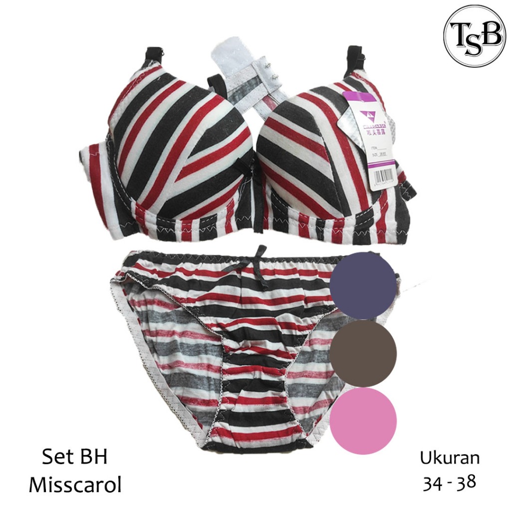 RB Set BRA Celana Dalam Misscarol 2 Model Setelan BH Celana Dalam Misscarol BH Misscarol BRA
