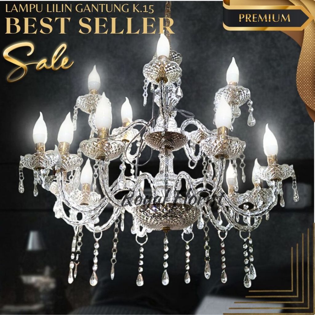 Lampu Gantung Kristal Akrilik Dekorasi Pernikahan/Lampu Hias Gantung/Lampu Ruang Tamu