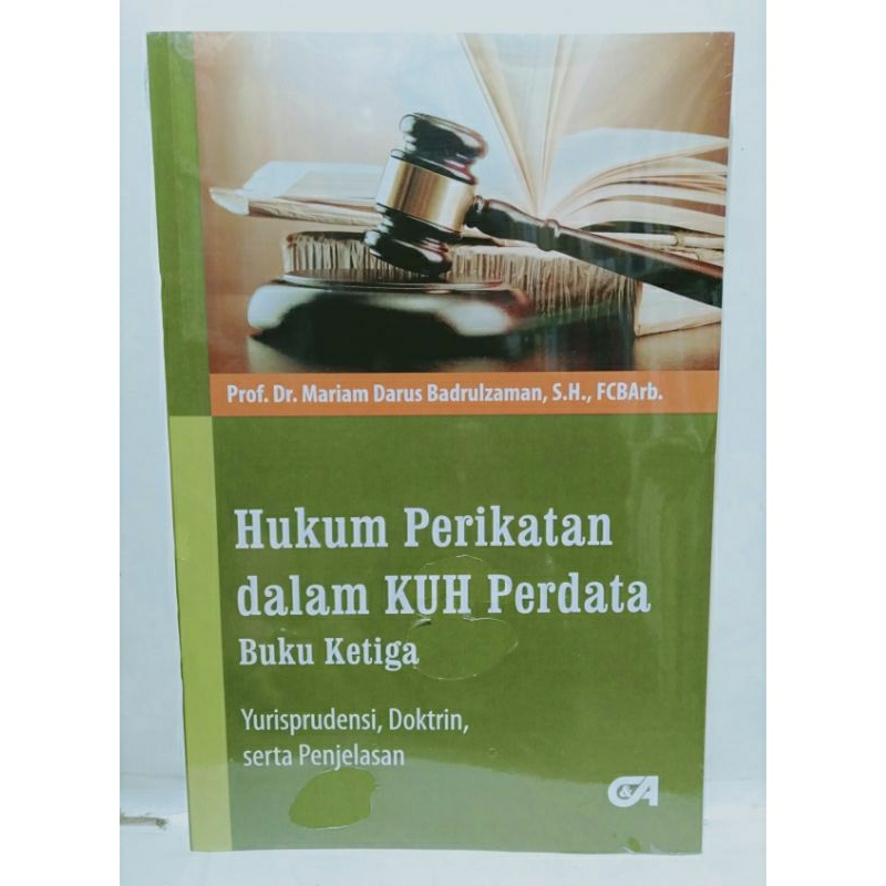 Buku Hukum Perikatan dalam KUH Perdata Buku Ketiga