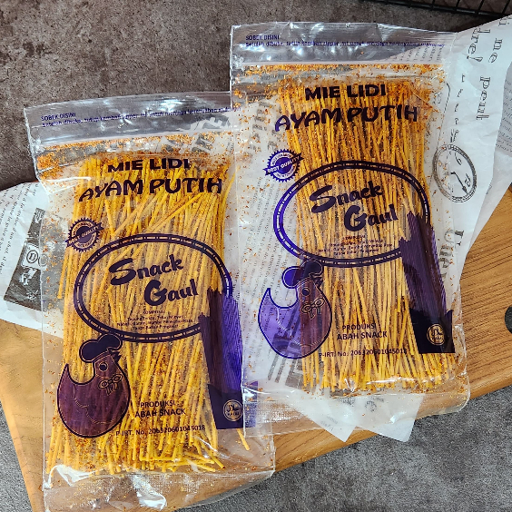Mie Lidi Pedas / Asin