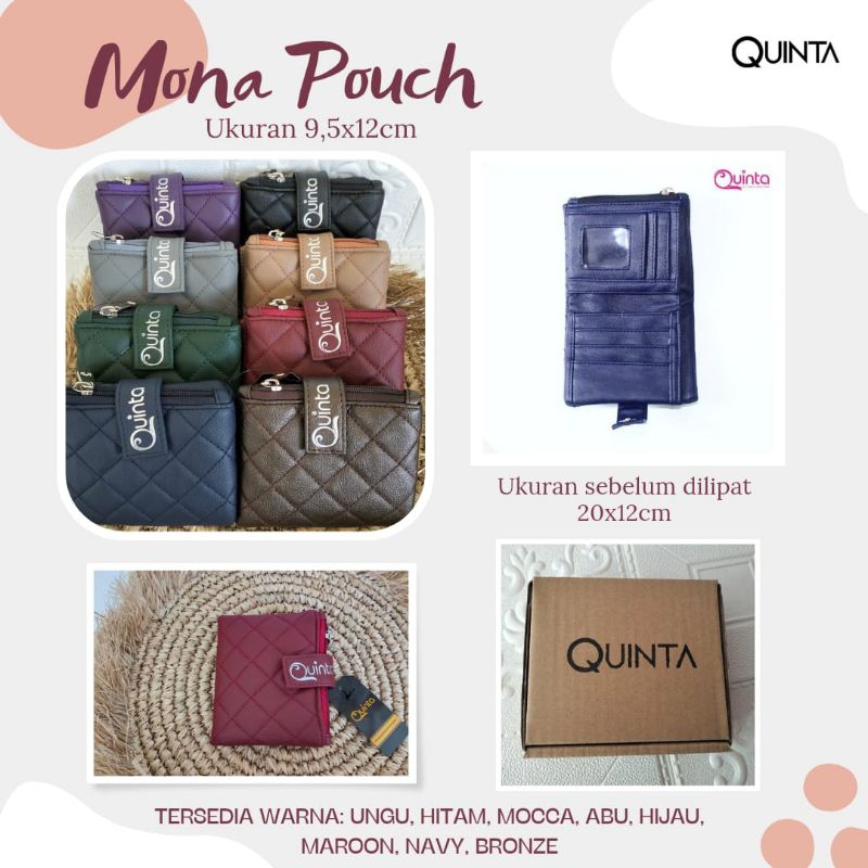 dompet Lipat wanita pouch MONA Quinta