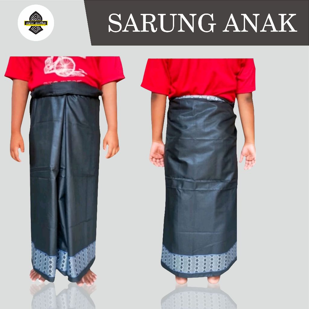 Sarung Anak Anak SD/ Sarung Gajah Mara Junior /Sarung Anak Kids /Kain Sain Sarung Anak Kain Anak