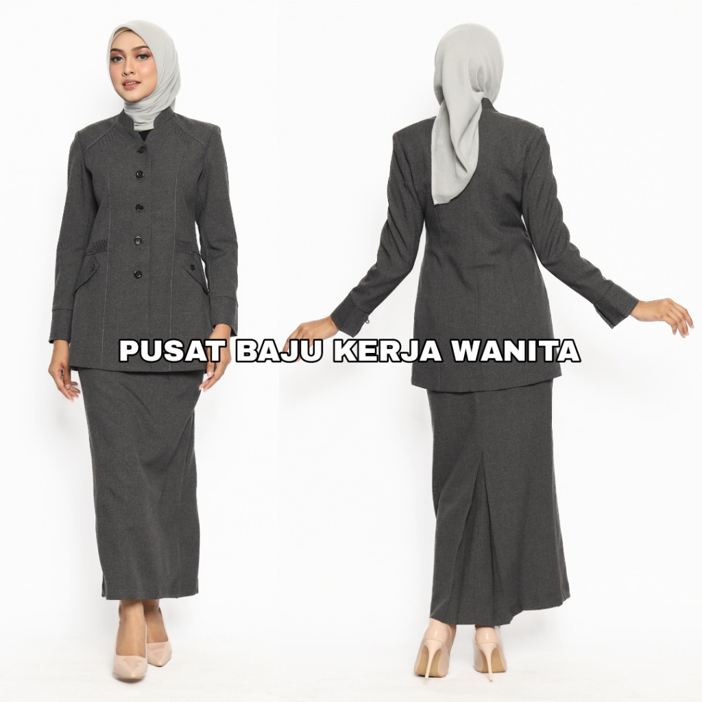 Blazer Wanita / Seragam PNS / Baju PDH PNS Wanita / Baju Dinas Pemda Wanita / Baju Khaki PNS Wanita 