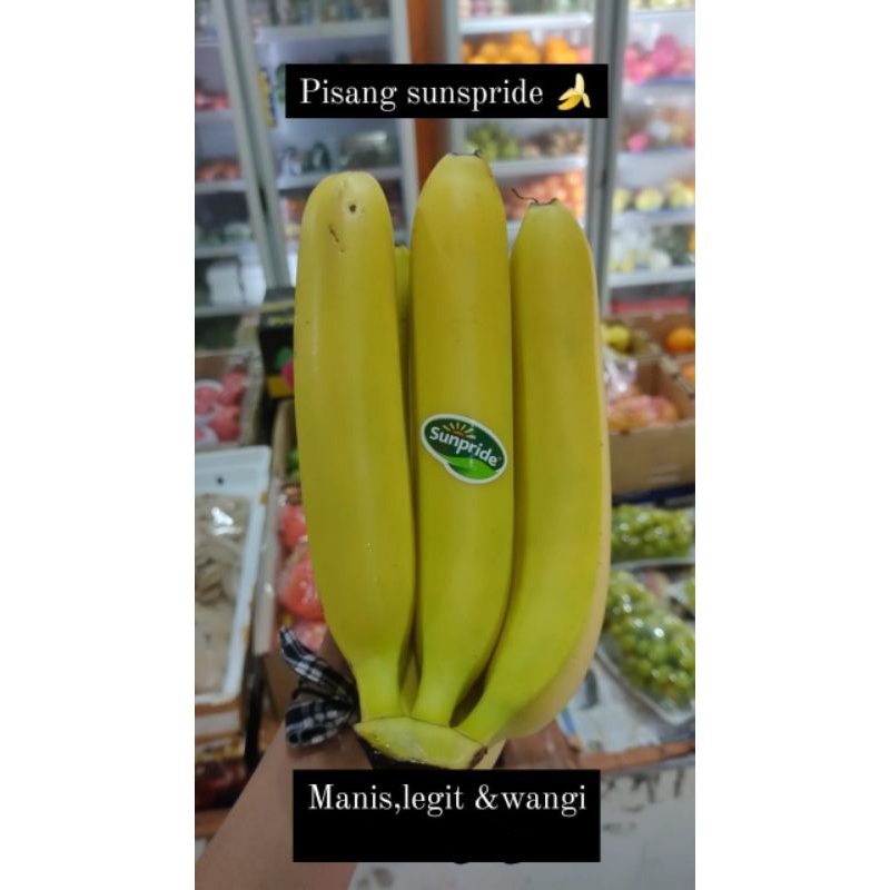 

Pisang Sunpride // Pisang Cavendish Manis, Harum& Legit 1kg