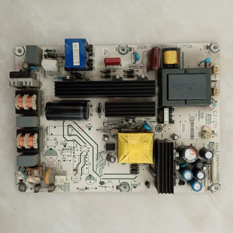 PSU POWER SUPPLY REGURATOR MESIN TV POLYTRON PLM32M55 PSU POLYTRON PLM 32M55