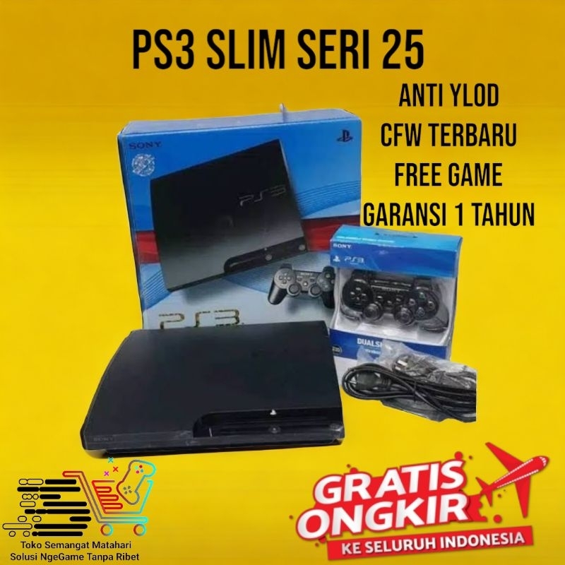 PS3 SLIM CFW PRO SERI 25 GRADE A EX JAPAN