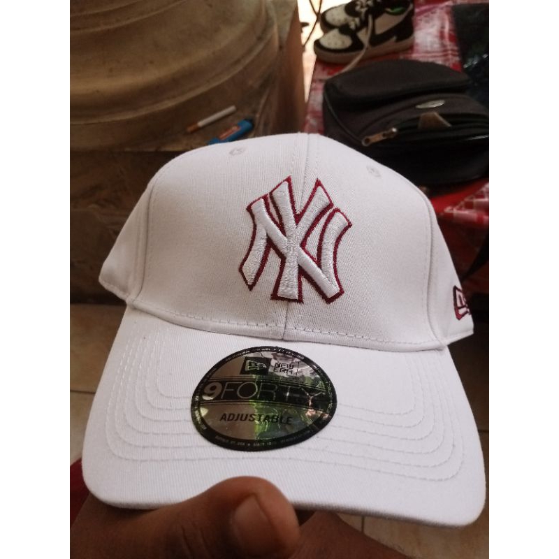 Topi Mlb x New Era New York White Import Original