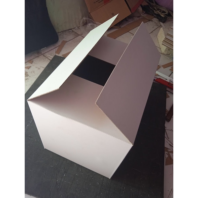 

Dus polos putih coklat /Kardus Packing Polos/ Box Putih Coklat / Kotak 20x10x8 cm
