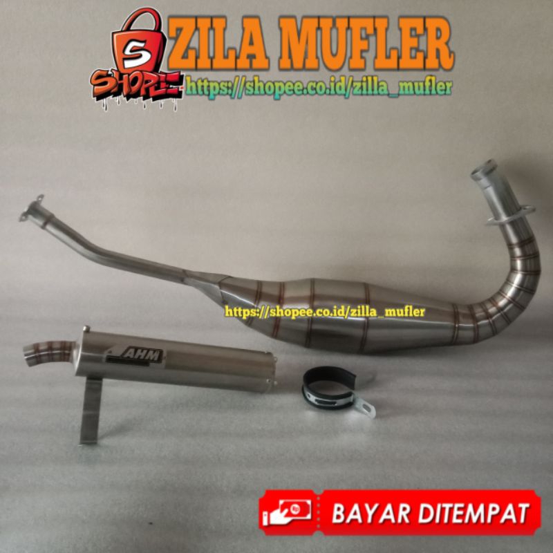 Knalpot Racing ahm Ninja150RR R SS suara garing