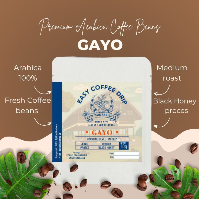 

Gayo Black Honey Kopi Arabika Gayo Black Honey Premium Coffee Drip 10g By. Kopi Panjang Umur.