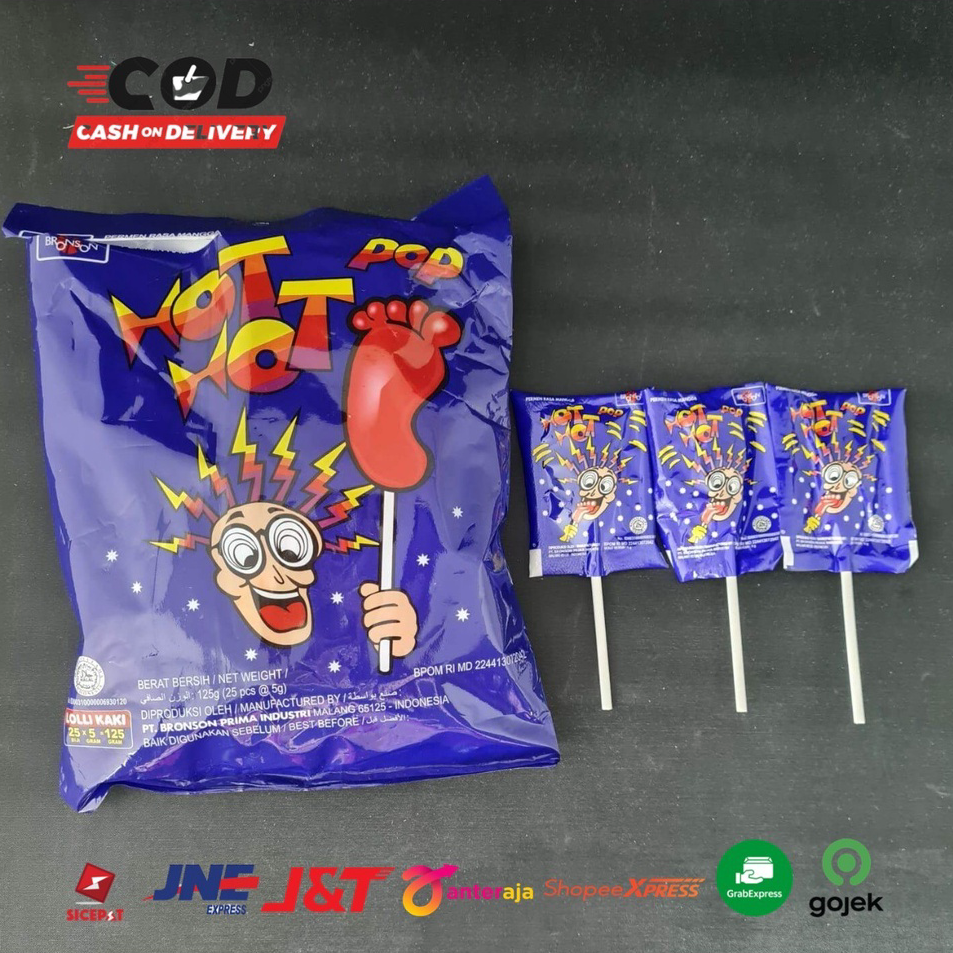 

Terlaku. ( BERKAH ) HOT HOT POP Permen Kaki 1 pack isi 25 pcs Hothot Pop Permen kaki Candy Snack Cemilan Anak Murah