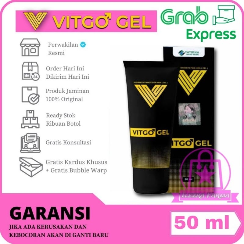 VITGO GEL Original Pembesar Vital Pria BPOM