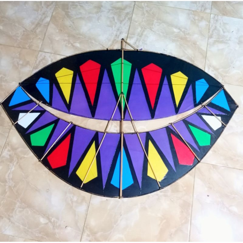layang layang gapangan pegon ceper motif