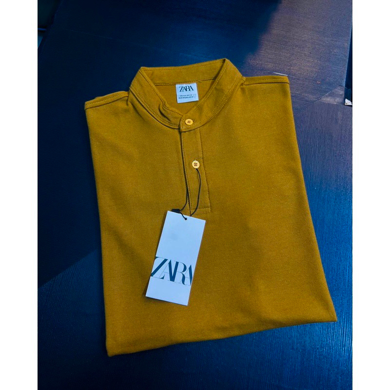 kaos ZR kerah Shanghai pria/kaos kerah Shanghai pria dewasa/kaos pria dewasa terbaru