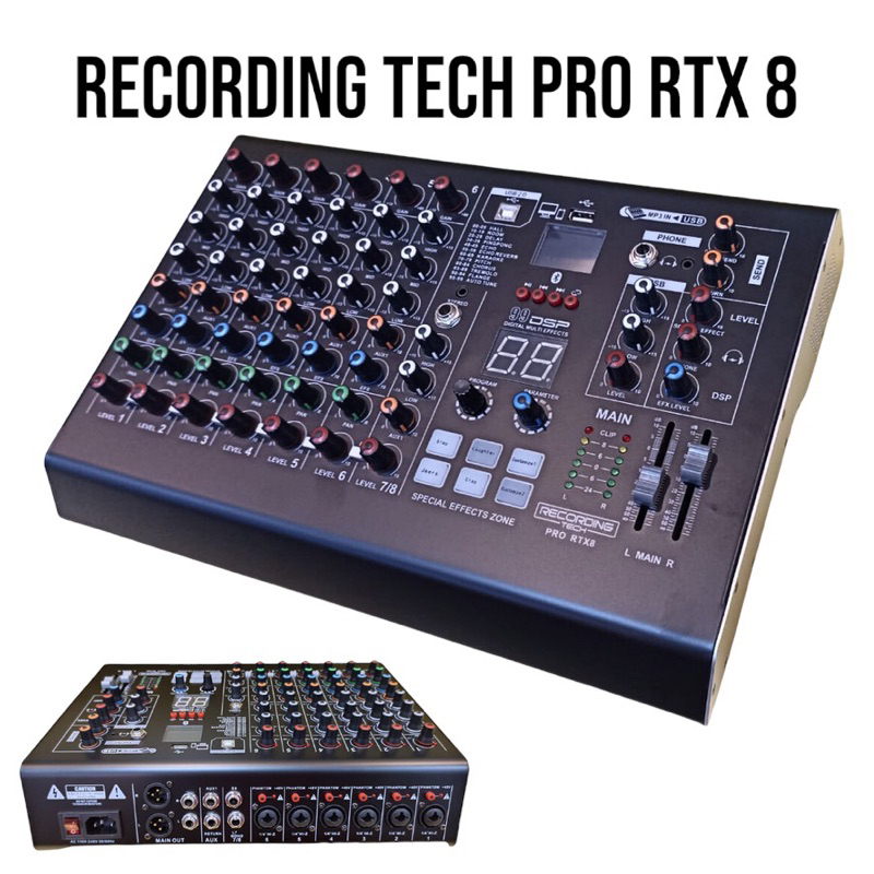 mixer recrodingtech pro rtx6 | pro rtx8