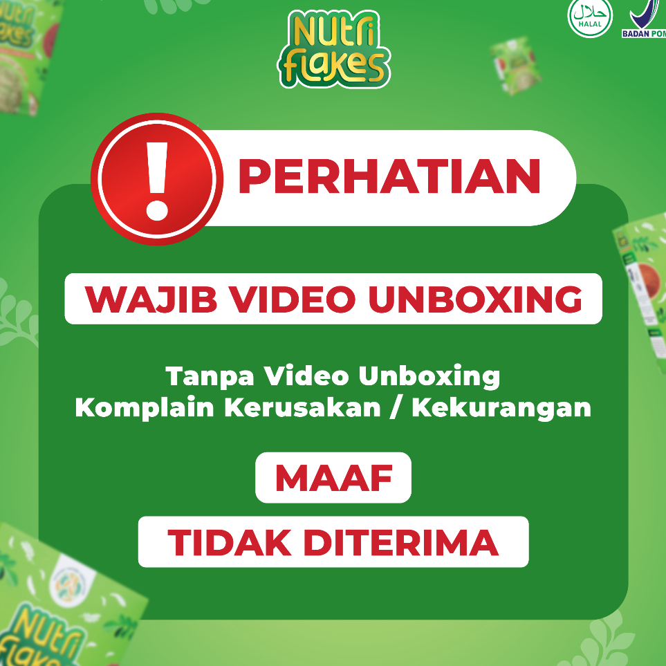 

➻➶✱✼ Nutriflakes Umbi Garut Asam Lambung, Maag dan Gerd 3 Box