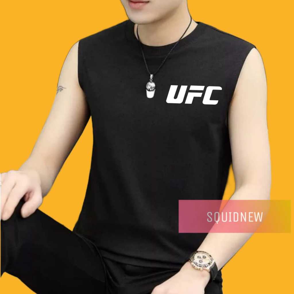 SINGLET DEWASA UFC/ATASAN KAOS SINGLET/SINGLET OLAHRAGA/KASUAL/PAKAIAN DALAM