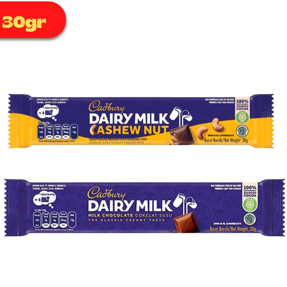

Bestseller CADBURY DAIRY MILK 30gr