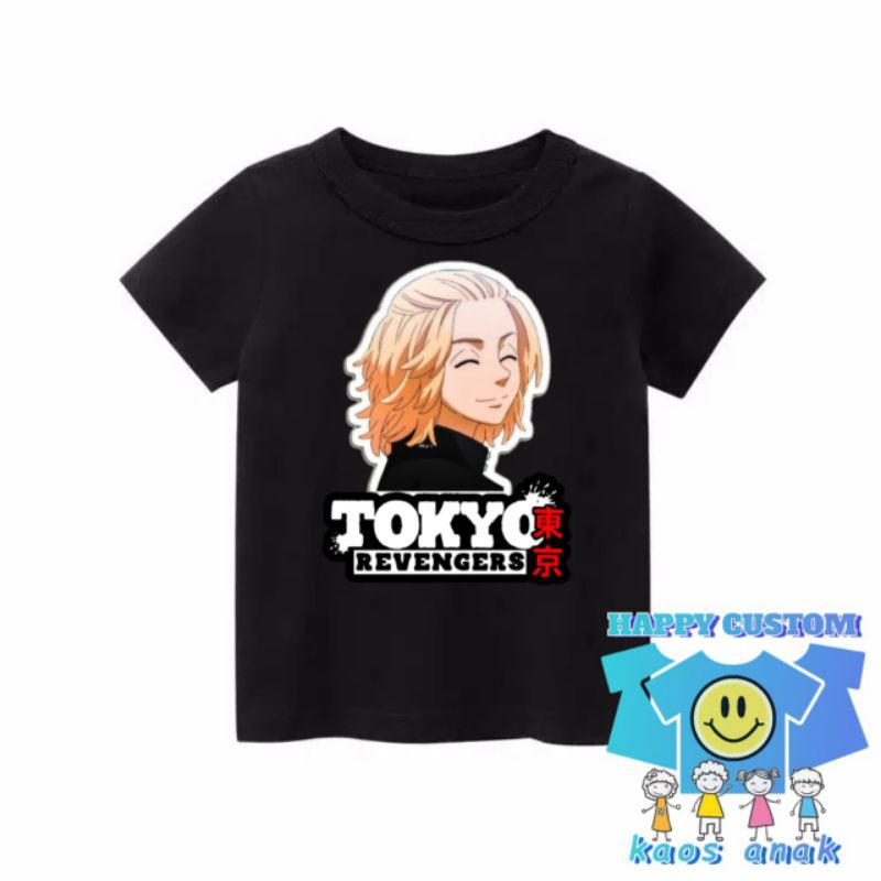 kaos Anak baju anak gambar Karakter MIKEY TOKYO REVENGERS