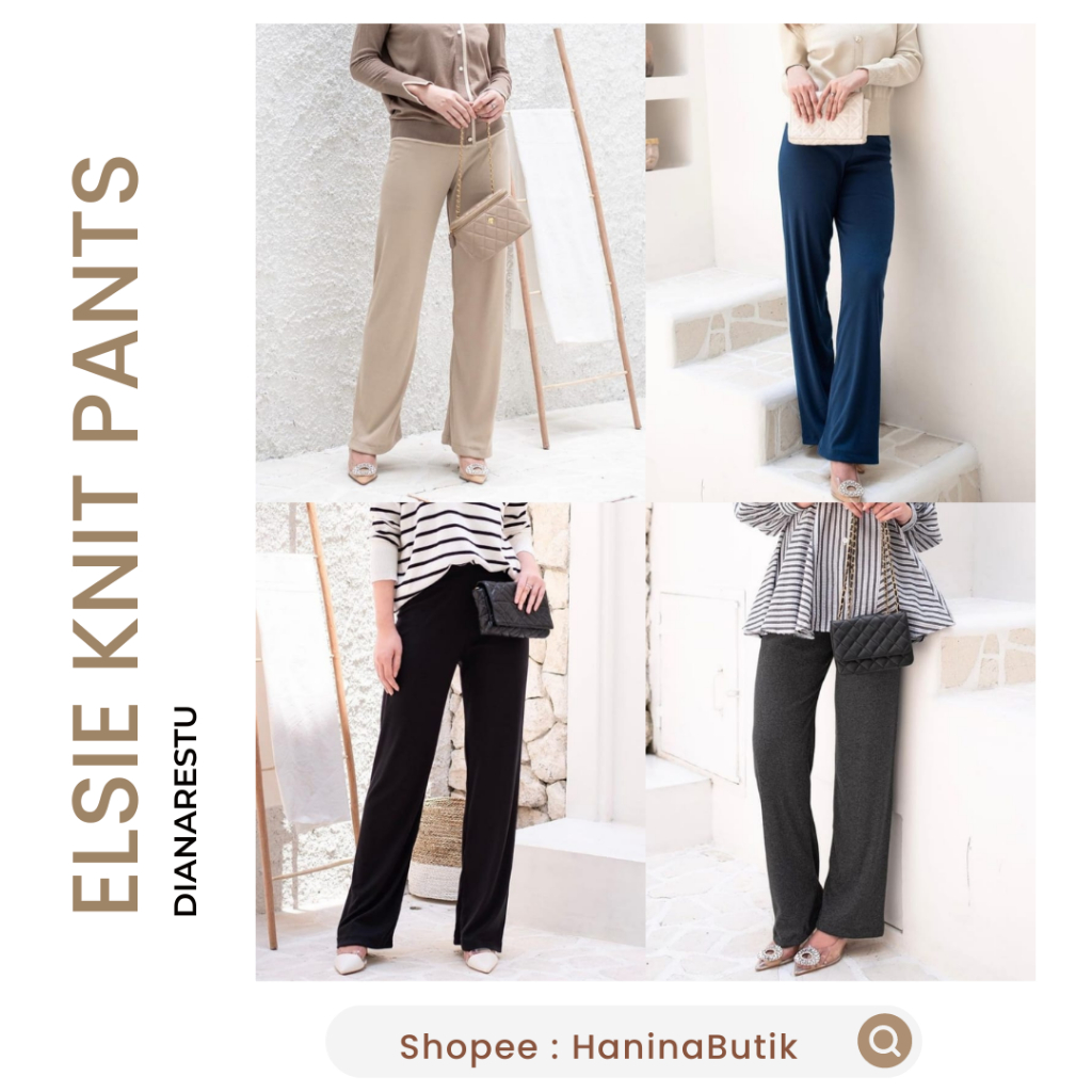ELSIE KNIT PANTS by DIANARESTU | DIANA RESTU
