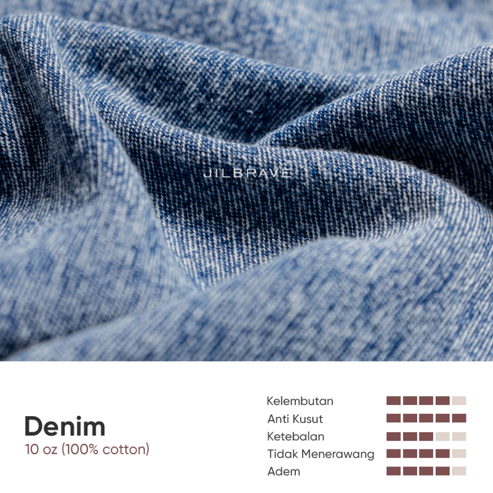✾✱ Jilbrave Danielle Jacket | Jaket Jeans Wanita | Korean Outer Denim Blue