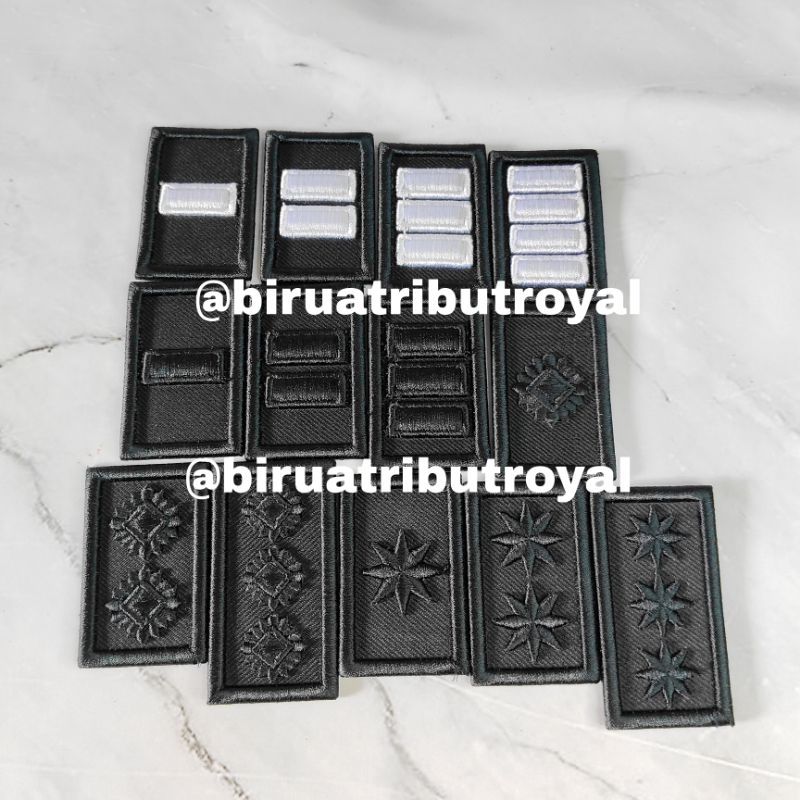 BADGE BORDIRAN PDL TIMBUL FULL HITAM/ BORDIRAN PDL TIMBUL GOL  2A 2B 2C 2D 3A 3B 3C 3D 4A 4B 4C 4D 4