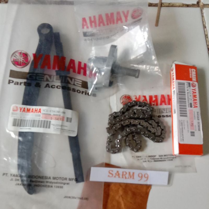 Karet Tesioner Plus Rantai Keteng Tonjokan Keteng Vixion Old lama.