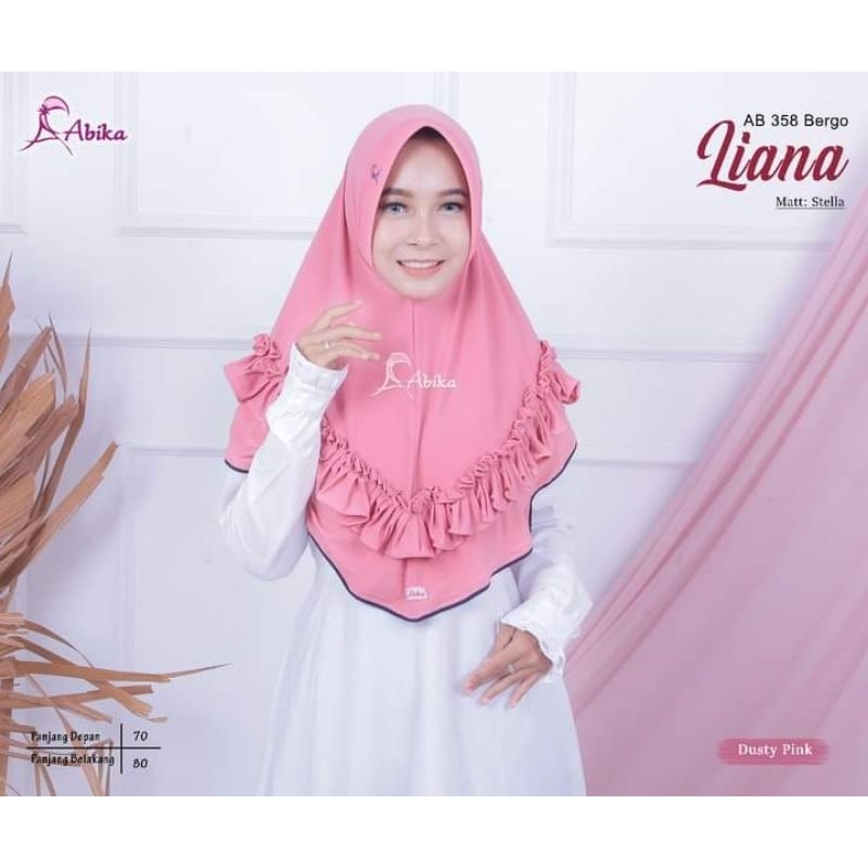 ABIKA HIJAB - BERGO LIANA - JILBAB INSTAN MODIS - JILBAB DAILY