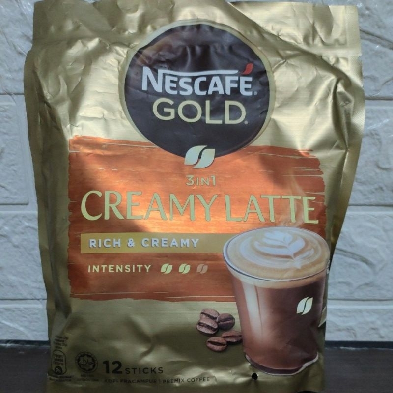 

Nescafe Gold Creamy latte 3in1 kopi/ coffee