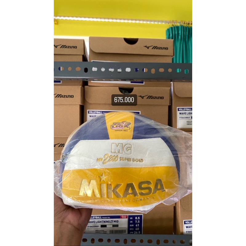 Bola Voli Mikasa Super Gold Original