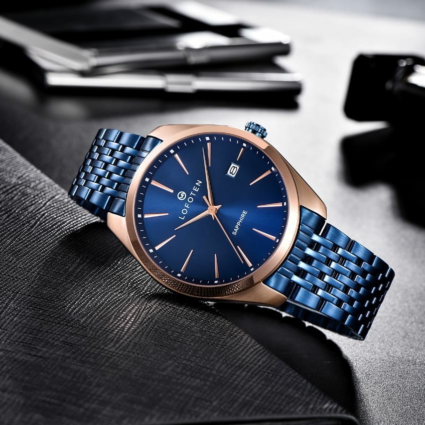 Original 100% Lofoten 8101 F-8101M Sapphire Jam Tangan Pria Garansi Resmi 1 Tahun