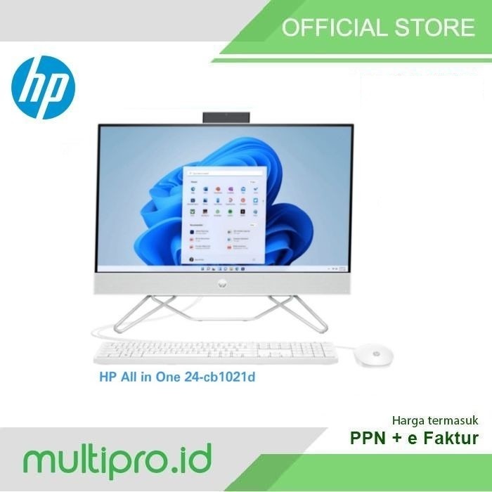 HP PC AIO 24-cb1021d i7-1255U 16GB 512GB SSD MX450 2GB 23.8" W11+OHS