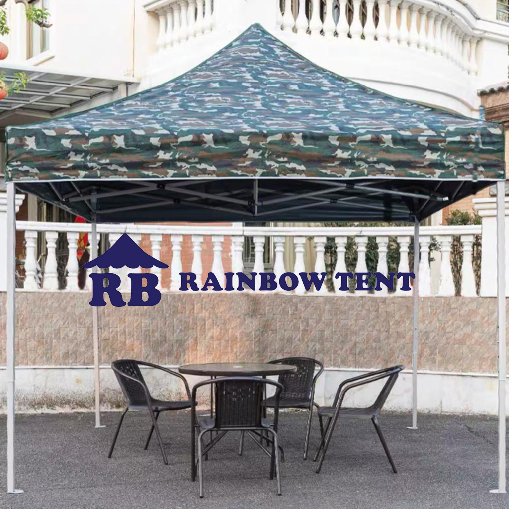 Atap Tenda Lipat Ukuran 3x4,5 Motif Army D800 Tebal Double Layer