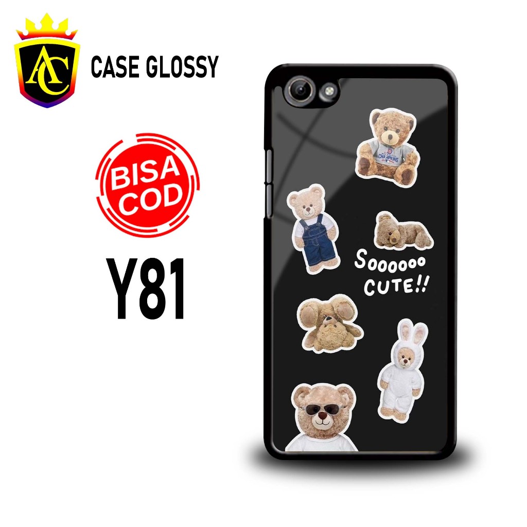 Case Vivo y81 Vivo y83 Vivo y93 Vivo y95 Vivo y91C Terbaru  - Hardcase 2d glossy - kesing hp - Hardc