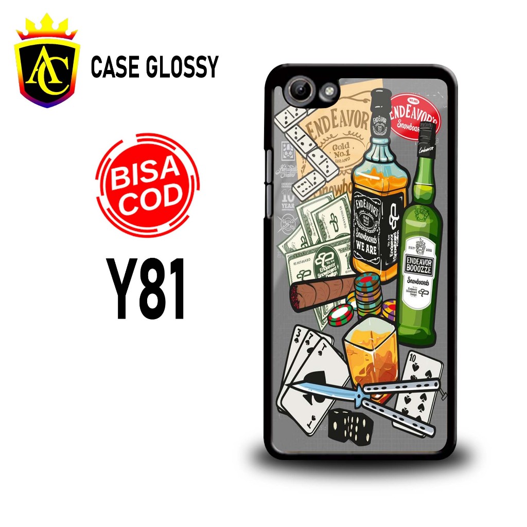 Case Vivo y81 Vivo y83 Vivo y93 Vivo y95 Vivo y91C Terbaru  - Hardcase 2d glossy - kesing hp - Hardc