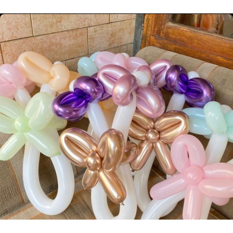 Buket Balon 2 Tangkai Pendek