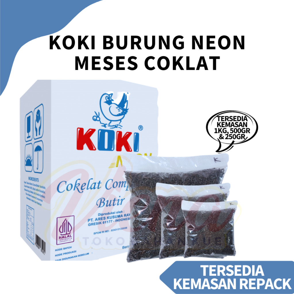 

Koki Burung Neon Meses Coklat REPACK 500gr