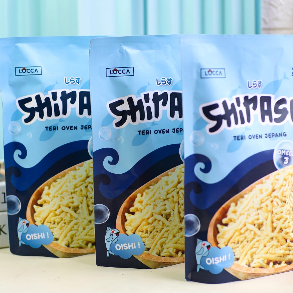 

12+ LOCCA SHIRASU TERI OVEN JEPANG 80G / SNACK TERI LOCCA