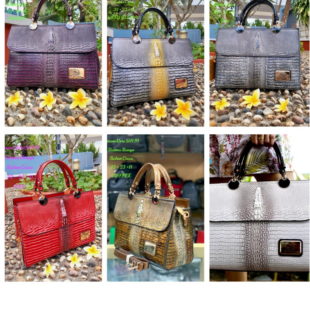 NEW UMANO VERO BIANCA BUAYA S6959 TAS WANITA FASHION