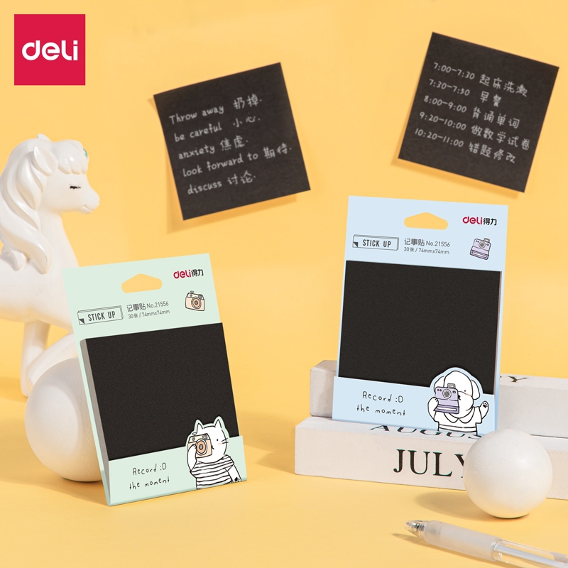 

Deli Sticky Notes - Memo Berwarna Dengan Motif Hewan Lucu 30Lembar - CSN0294