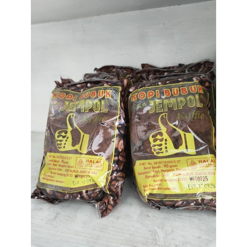 

Kopi Item Lampung Cap Jempol Koffie (Kopi Jempol) 90 gr