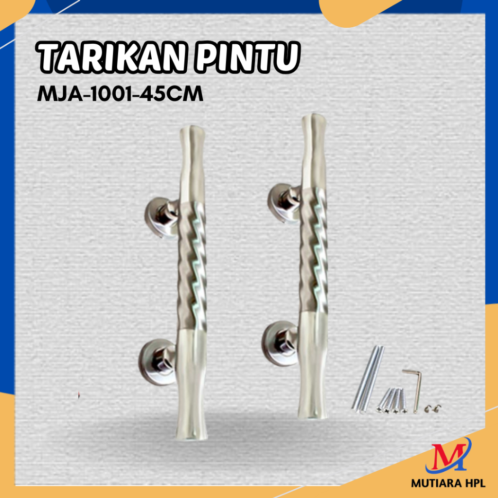 HANDLE PINTU RUMAH MINIMALIST 45 CM / GAGANG PINTU STAINLESS STEEL / TARIKAN PINTU GERBER MJA-1001-4